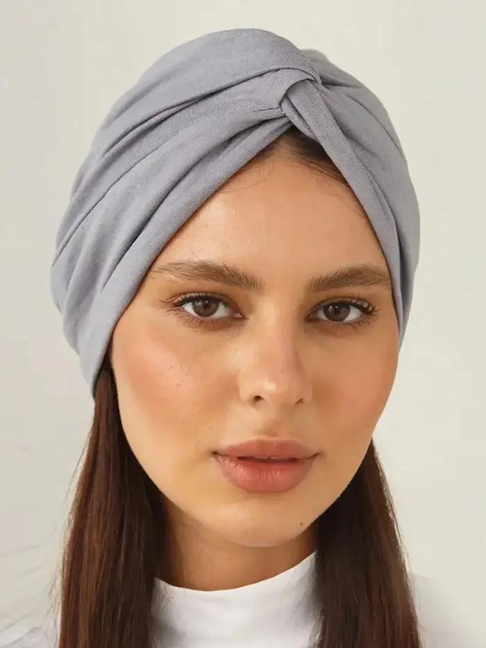 Casquettes Hijab musulmanes pour Ramadan, foulard à la mode pour femmes, couleur unie, soins capilla