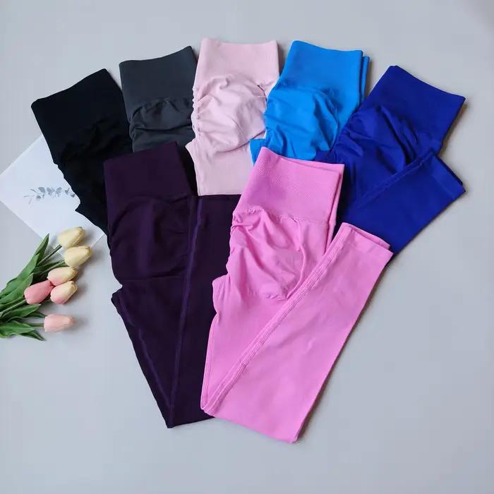 Leggings de Yoga taille haute sans couture pour femmes, collants de Sport Push-Up, pantalons de cour