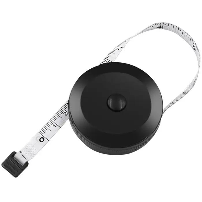 Ruban à mesurer Double face noir, 1.5m, 60 pouces, outils rétractables automatiques, Mini ruban à me