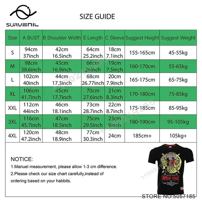 T-shirt de compression en coton pour homme, maillot MMA Rashguard, Tiger Dragon Muay Thai, Kick Boxi