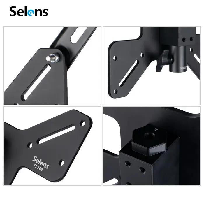 Selens – support de montage TV et support mural, plaque amovible VESA 200x200CM pour moniteur, écran