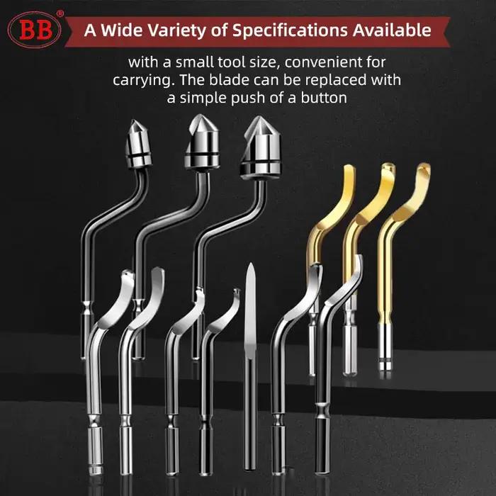BB outil d'ébavurage poignée manuel HSS ébavurage métal bois plastique aluminium cuivre acier coupe