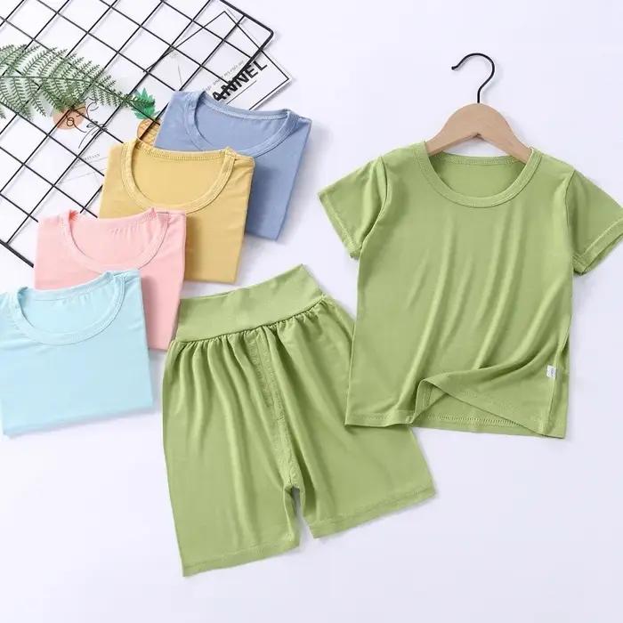 Printemps été bébé filles vêtements Pyjamas ensembles enfants garçon Modal Homewear Modal vêtements