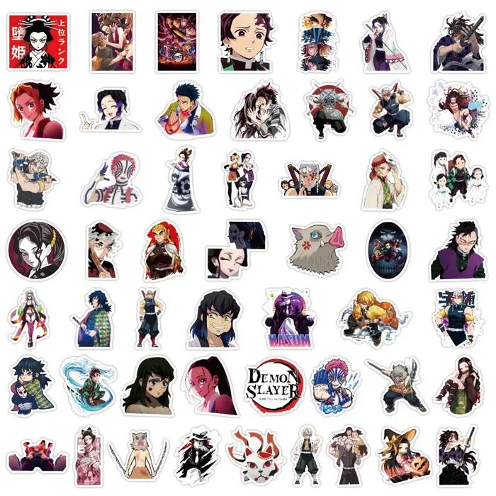 10/30/50/100PCS Anime Tueur de Démons Autocollants Kimetsu pas Yaiba Yuukaku-poule Graffiti Autocoll