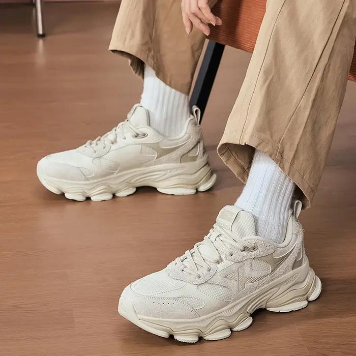 Xtep-Chaussures de dehors Décontractées pour Homme, Baskets Vintage à Semelle Optique, Mode Alberois