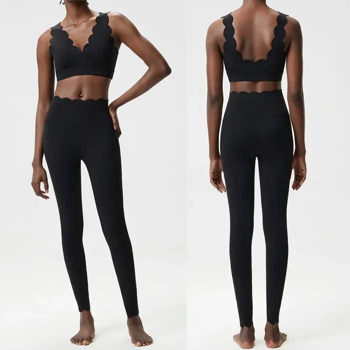 Ensembles de survêtements 2 pièces pour femmes, tenues de vacances, vêtements de sport et de gym pou