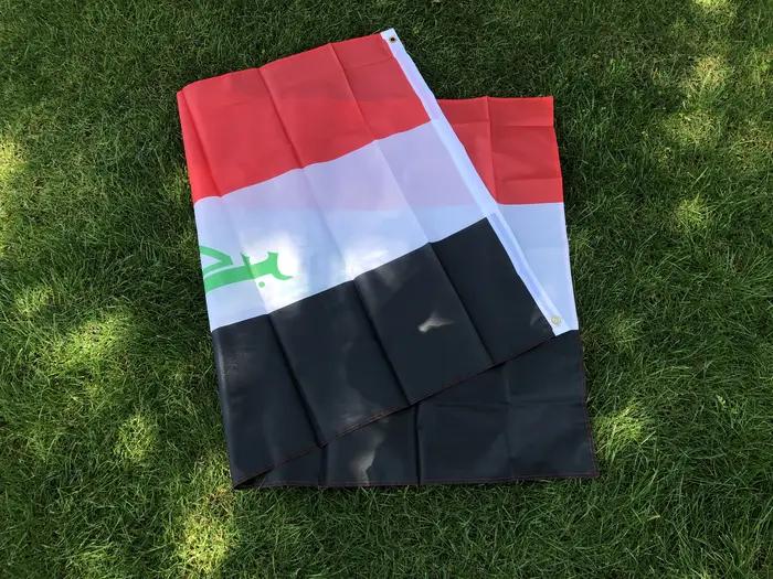 Drapeau SKY livraison gratuite drapeau irak Nation 90x150 cm 3 pieds x 5 pieds bannière en Polyester