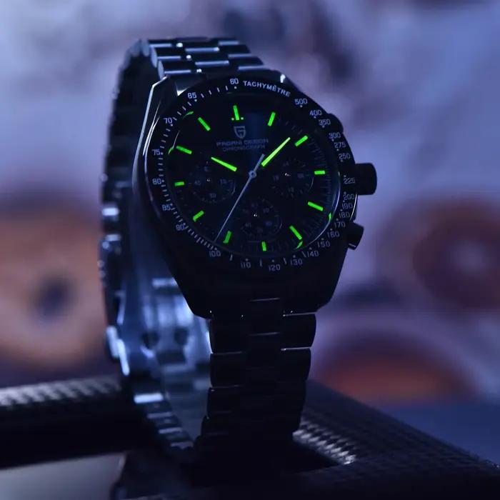 Nouvelle Montre Homme PAGANI DESIGN Moon V6 2026, Montre à Quartz de Luxe pour Homme, Chronographe V