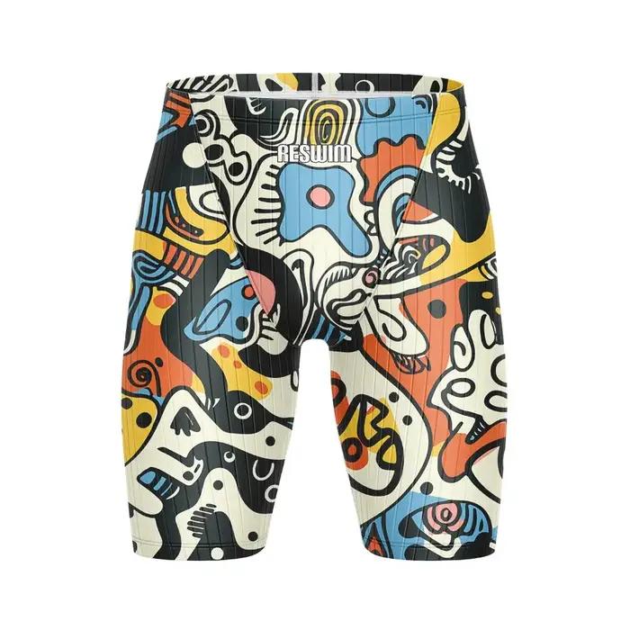 Maillot de bain imprimé pour hommes, short de bain à séchage rapide, pantalon serré, pour la plage,