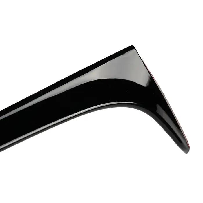 Becquet de vitre arrière de voiture noir brillant ABS 2 pièces pour VW Golf 7 MK7 2014-2018