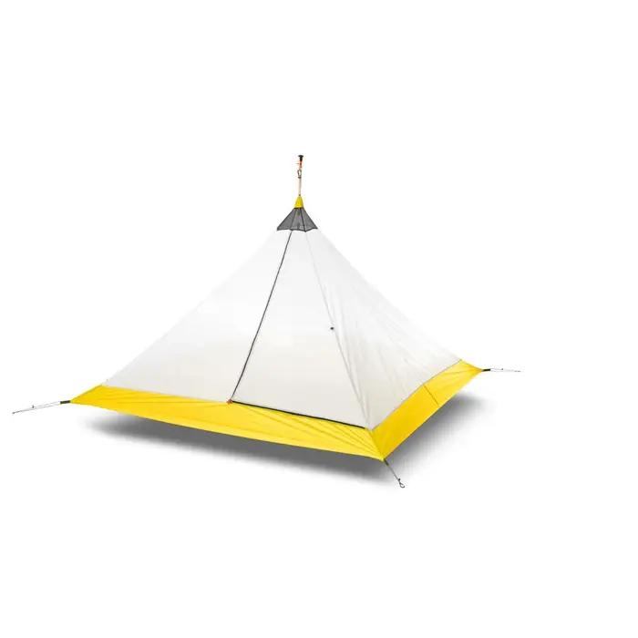 Hikeburger noeud 145 cm pyramide ultralégère 1.45 m tente intérieure sans tige 2-4 personnes Camping