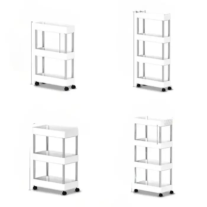 Support de rangement à coutures, armoire étroite de cuisine, support de séparation au sol du salon,