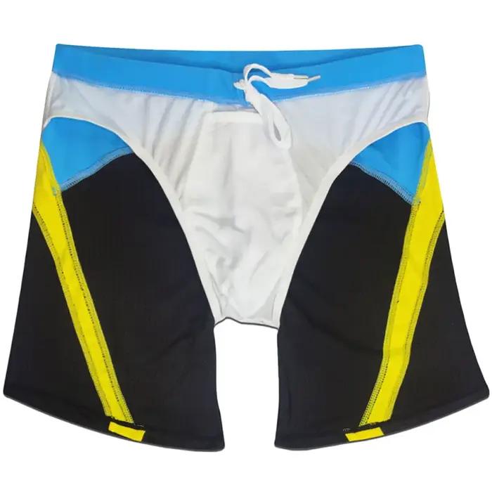 Boxer court de bain pour hommes, Sexy, en maille, pour gymnastique, course à pied, Sport, pantalons