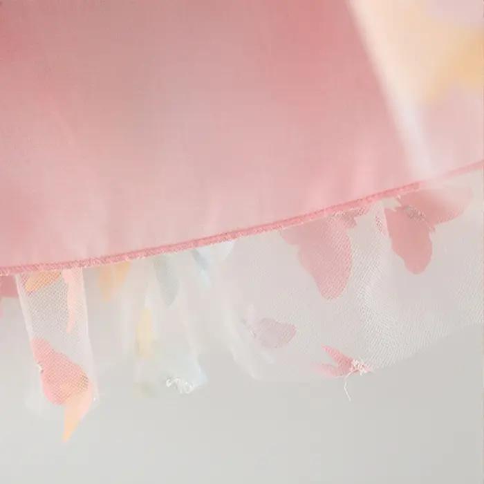 Robes de soirée d'anniversaire pour petites filles, vêtements d'été avec ailes de papillon, Costume