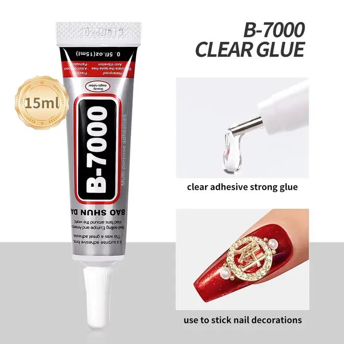 Super bain Nail bal inestone Glue, UV Adhesive, Crystal Gems, Diamond Glue avec illac Nail Tool, Mul