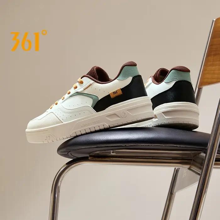 361 degrés hommes conseil chaussures printemps nouveau loisirs polyvalent à semelles épaisses en cui