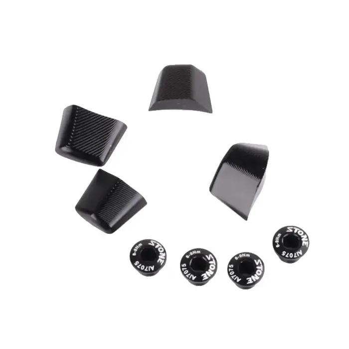 Boulons à plateau unique, écrous décorés en alliage pour Shimano FC-9000 R7000 R8000 R9100 R9200 fc-