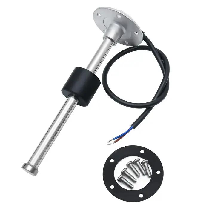 Jauge de niveau d'eau capteur de niveau d'eau 52mm indicateur de niveau d'eau avec lumière rouge 100