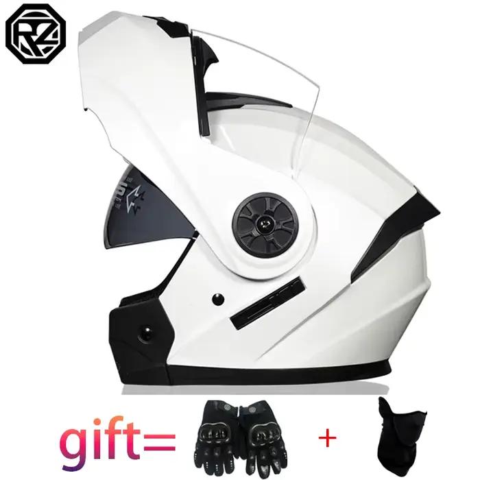 Casque de moto à rabat modulaire de sécurité approuvé DOT
