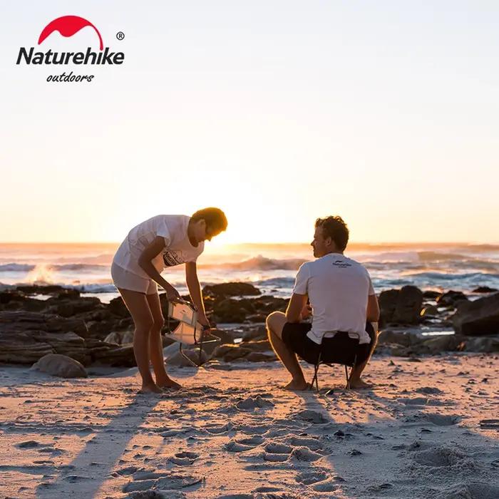 Natureifa-Chaise de plage ultralégère, pliante, portable, avec sac en filet, pour camping, pique-niq