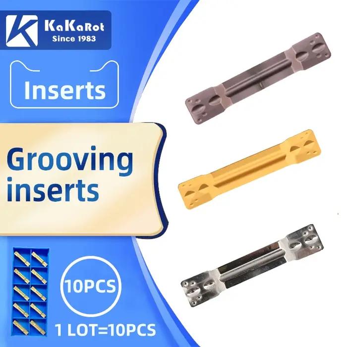 KaKarot outil de rainurage MGIVR2016 MGIVR2520 MGIVR3125 MGMN Inserts en carbure MGIVR/L tige droite