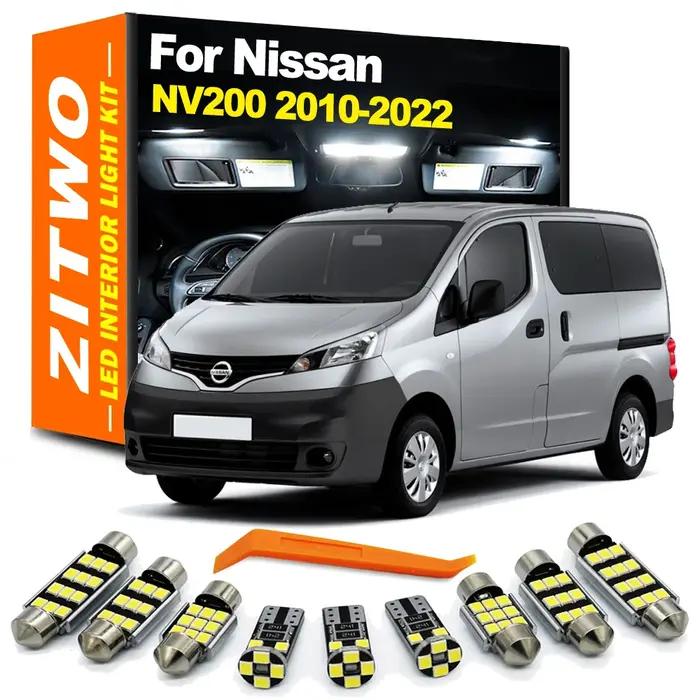 ZITWO – Kit de lumière dôme intérieure LED Canbus, 9 pièces, pour Nissan NV200 2010 2011 2012 2017 2