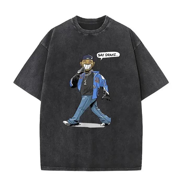Lavé Vintage rappeur Kendrick Lamar Album Merch T-shirts vêtements pour hommes Hip Hop rétro surdime
