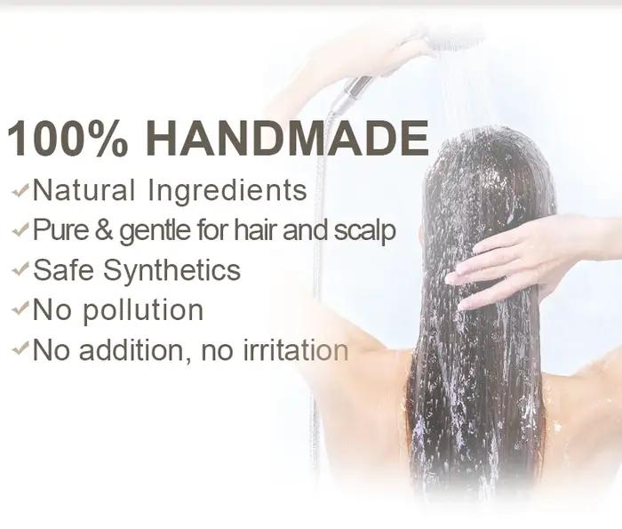 PURC-Shampooing bio Regina Vegan, 7 types, fait à la main, froid, ZEReLabels, pour cheveux brillants