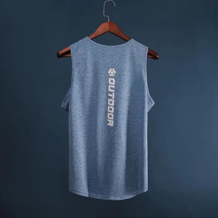 Débardeur de sport pour homme, t-shirt fitness, coupe ample, séchage rapide, haute performance pour running et basketball