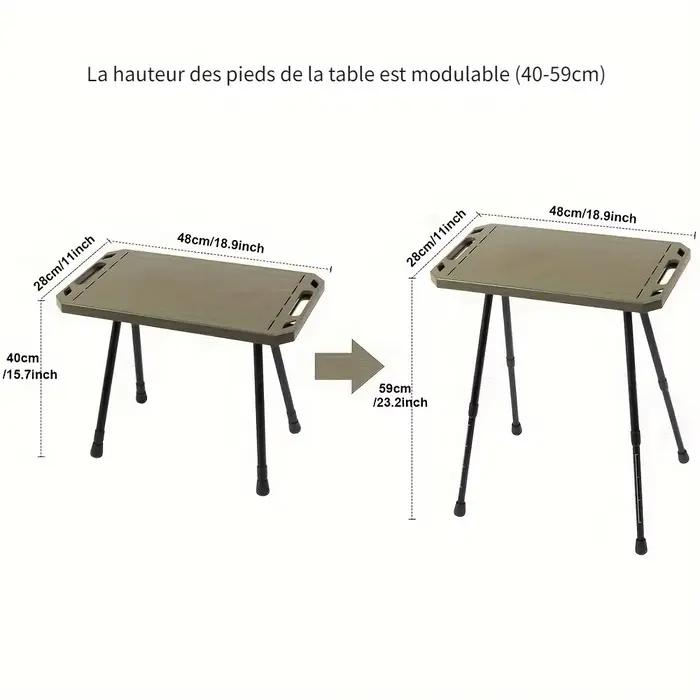 Table pliante pour Camping