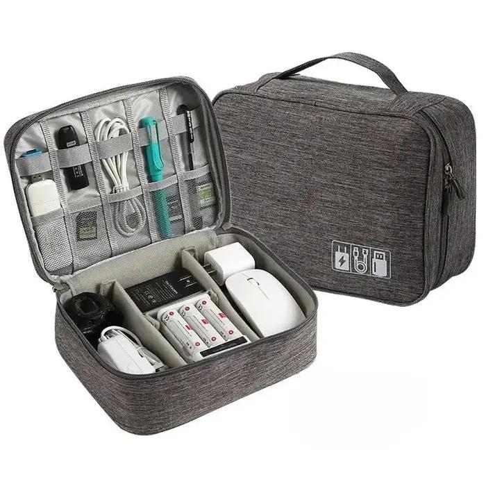 Sac de rangement de câbles, organisateur électronique numérique étanche, sac de rangement de prise d
