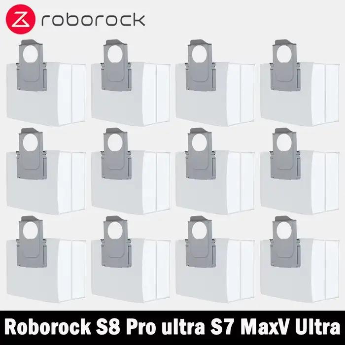 Remplacement du sac à poussière Roborock S8 + / S8 Pro Ultra / S7 MaxV Ultra / S7 Pro Ultra / Q7 Max