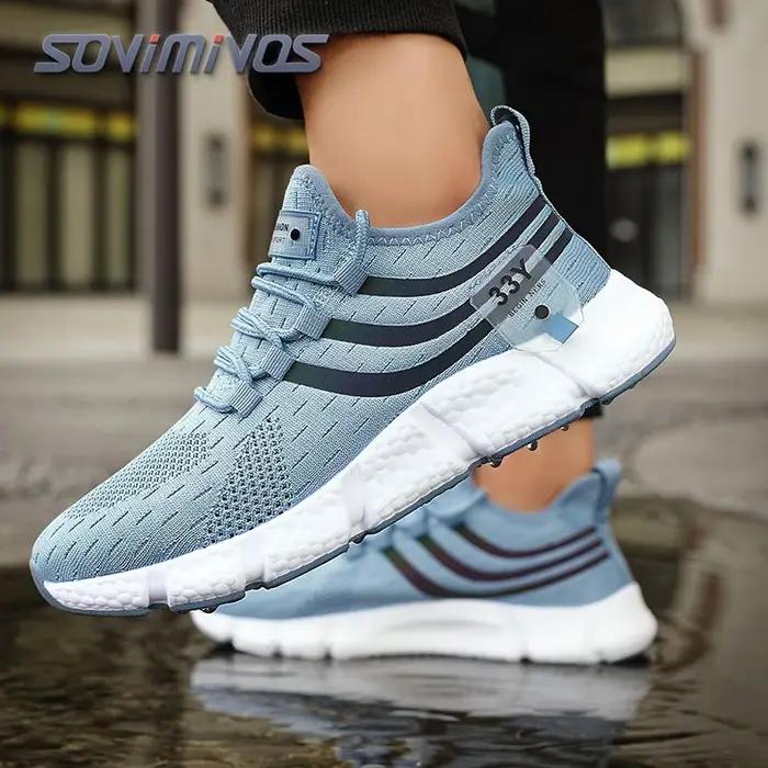 Chaussures de marche en mousse à mémoire de forme pour hommes
