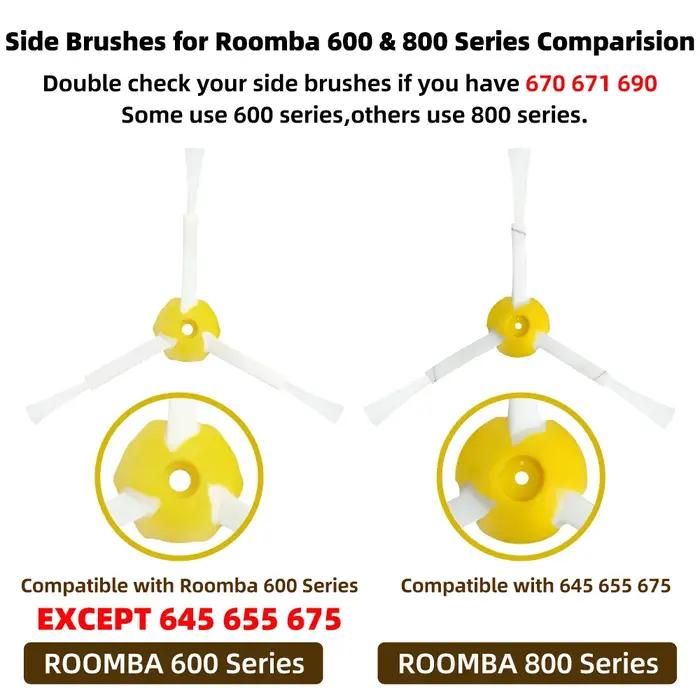 Compatible avec iRobot Roomba Série 600 605 614 620 660 630 631 650 651 655 660 671 680 691 692 694