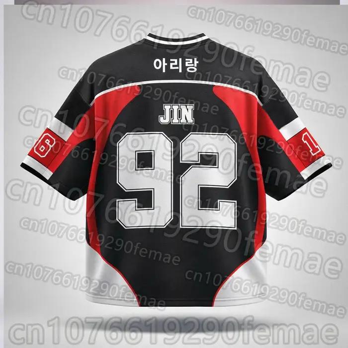 Marchandises KPOP tendance Été 2026 J-HOPE Boy Band # T-shirt 94 style idole coréenne, maillot de sp