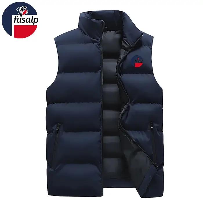 Gilet en molleton thermique épais pour homme FUSALP, vêtement chaud et décontracté pour l'hiver, sty