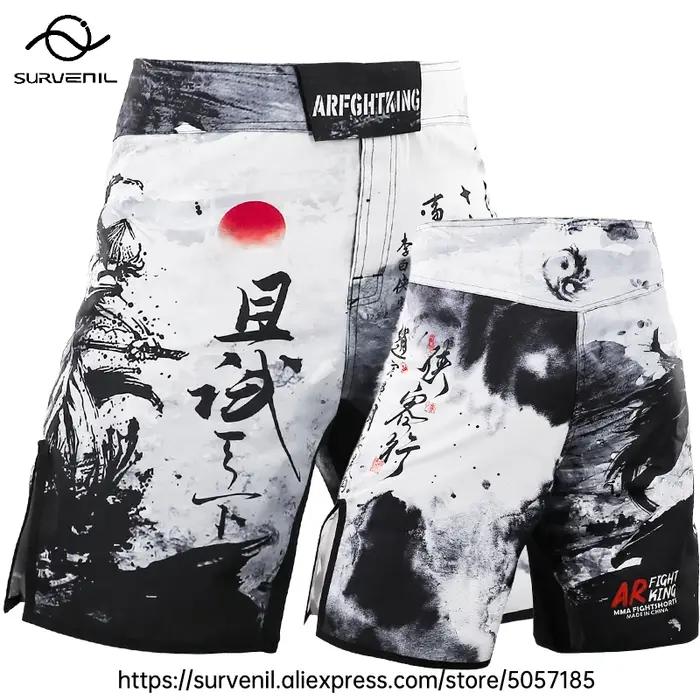 Short de MMA, Jiu Jitsu Muay Thai pour homme, vêtement pour arts martiaux, BJJ, Grappling, déclinais