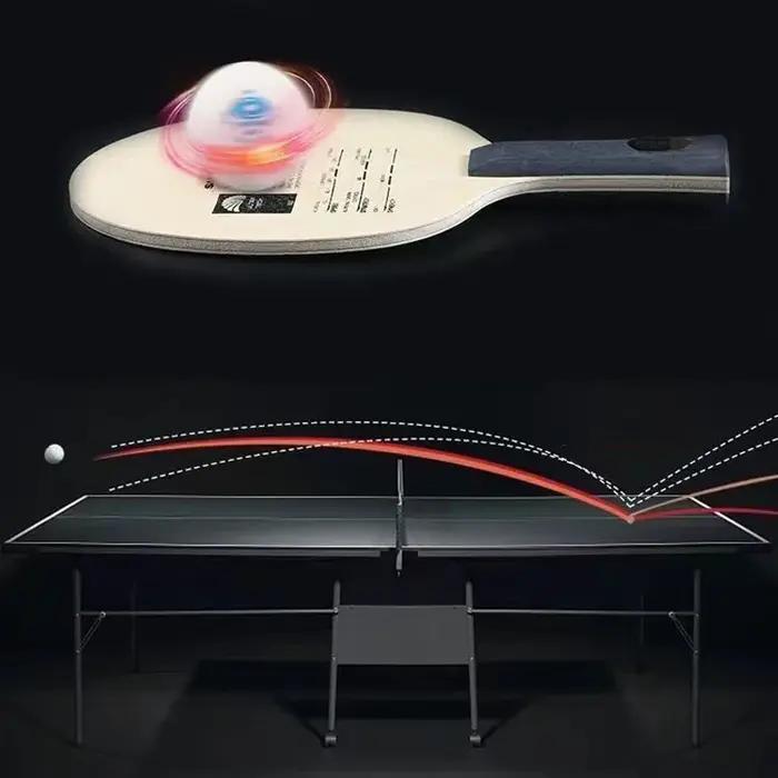 Sanwei – lame de Tennis de Table T5000 originale, 5 bois, 2 entrées en carbone, lame de Ping-Pong in