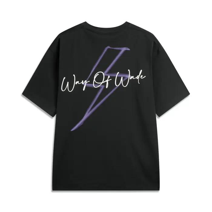 Li-ning hommes Wade sport T-shirts 49% Polyester 46% coton 5% élasthanne coupe ample doublure confor