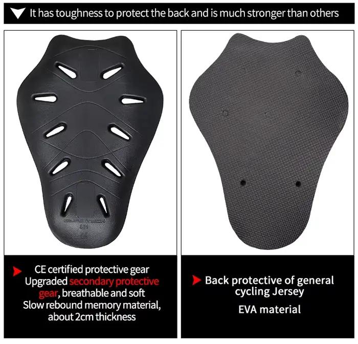 LYSCHY – armure de Protection arrière pour moto, Certification CE à 2 niveaux, Protection du corps,