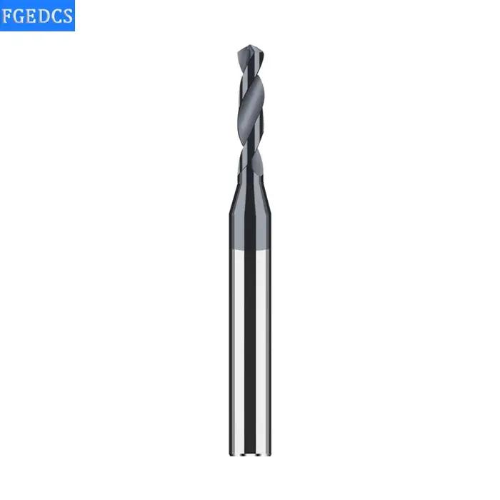 Foret en alliage de carbure, acier au tungstène, foret hélicoïdal dur en acier inoxydable, tige D4mm
