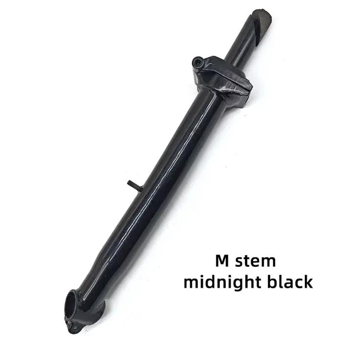 ACEOFFIX-Tige de tube de direction en acier au chrome-molybdène noir, guidon S/M pour Bromsilice, ac