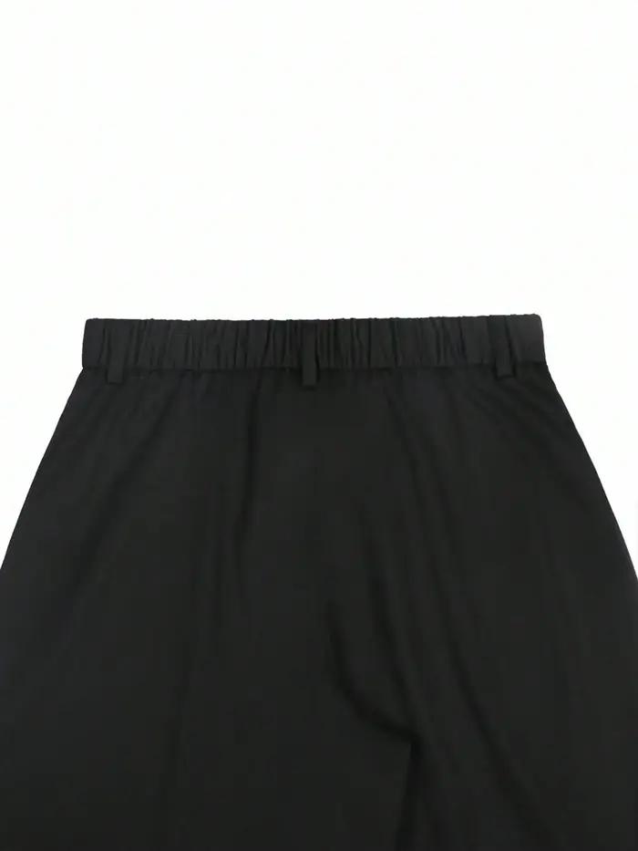 Shorts de travail pour hommes grande taille avec grandes poches inclinées, style confortable et tendance pour un usage quotidien, vêtements polyvalents pour hommes