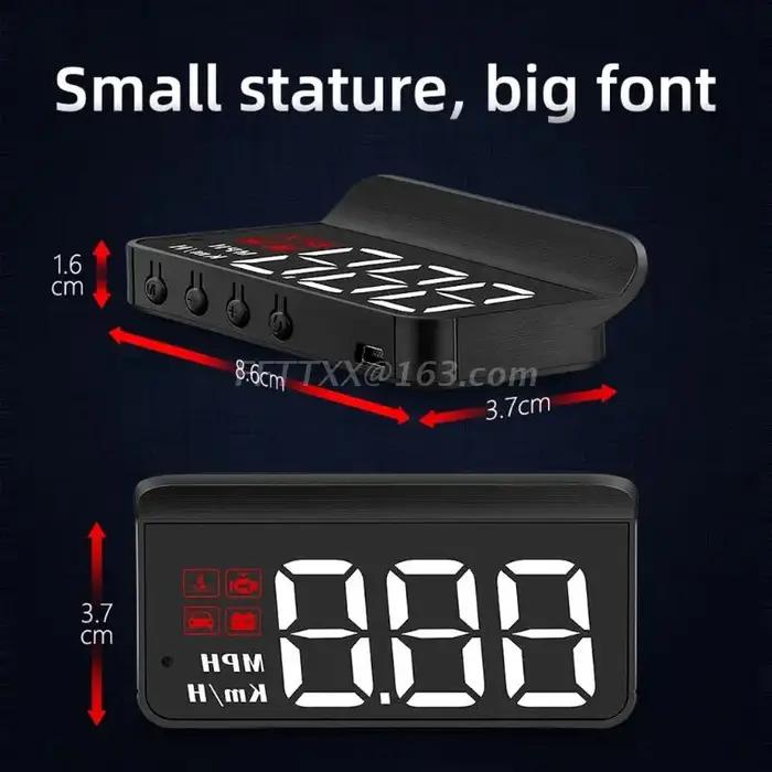Affichage tête haute HUD M3, nouveau modèle de voiture OBD2, avertissement de survitesse, pare-brise