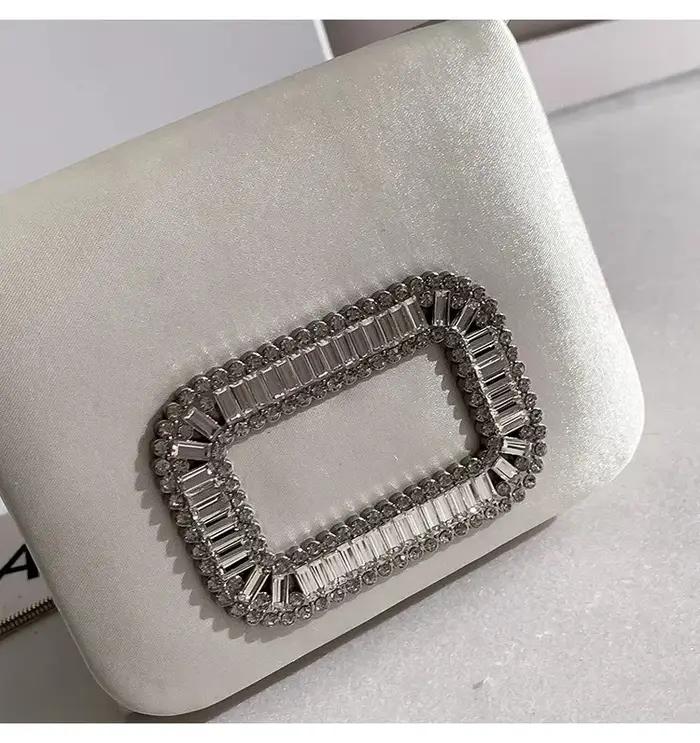 Sac à main à paillettes et diamants brillants pour femmes, Mini sac de luxe en Satin de bonne qualit