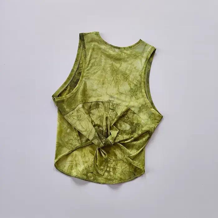 Gilet de sport à séchage rapide pour femmes, T-Shirt de course sans manches, haut de Fitness ample,
