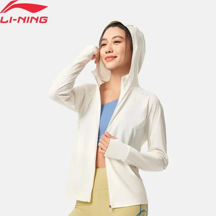 Li-ning coupe-vent en tricot Fitness pour femmes au taux sec 86% polyamide 14% élasthanne doublure r