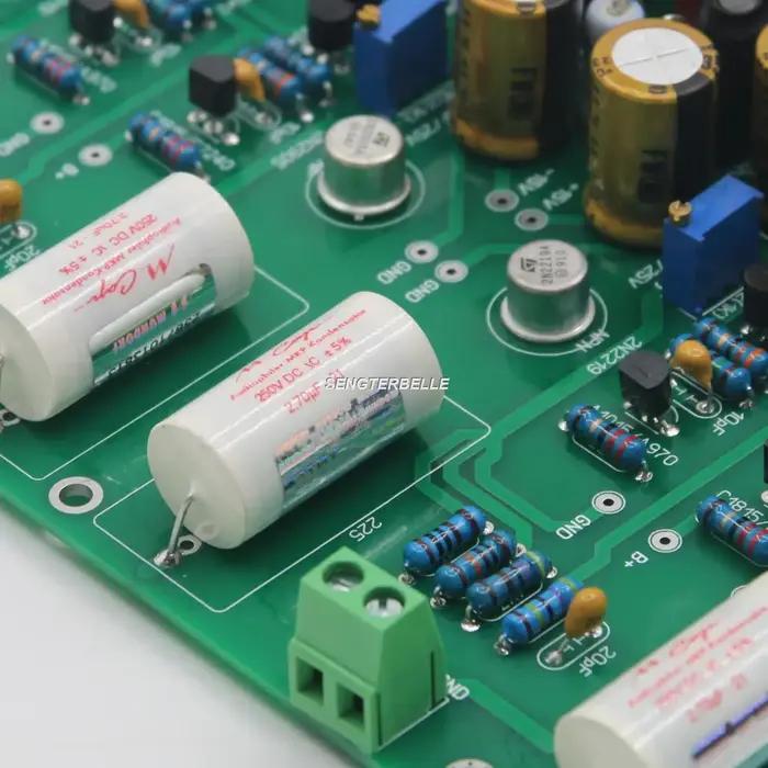 Kit de carte de préamplificateur stéréo de classe A, mise à niveau HiFi, sceau doré, base de carte d