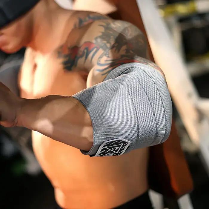 Coudières de protection sportive en sangle enveloppante pour haltérophilie et gymnastique pour athlètes et entraînement intense