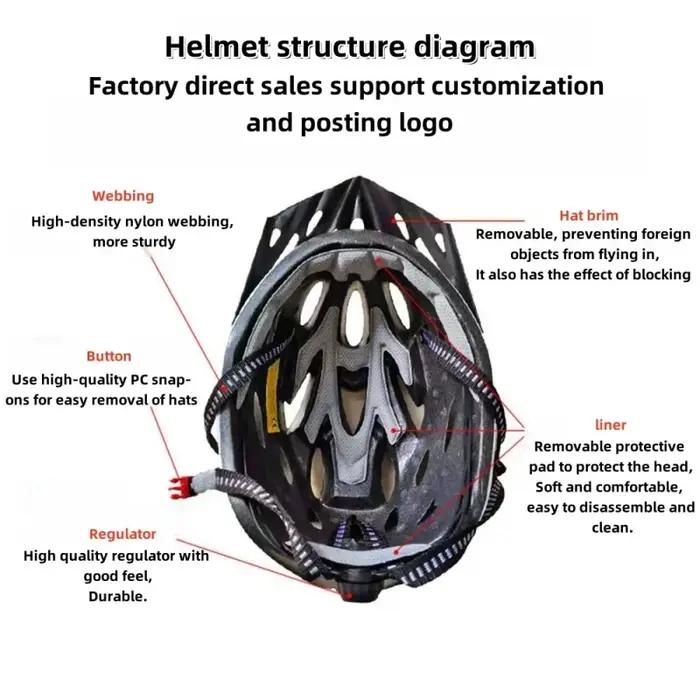 Casque de vélo avec doublure confortable, léger, creux, réglable, pour hommes et femmes, protection de la tête, sécurité à vélo, casque de vélo VTT, nouveau
